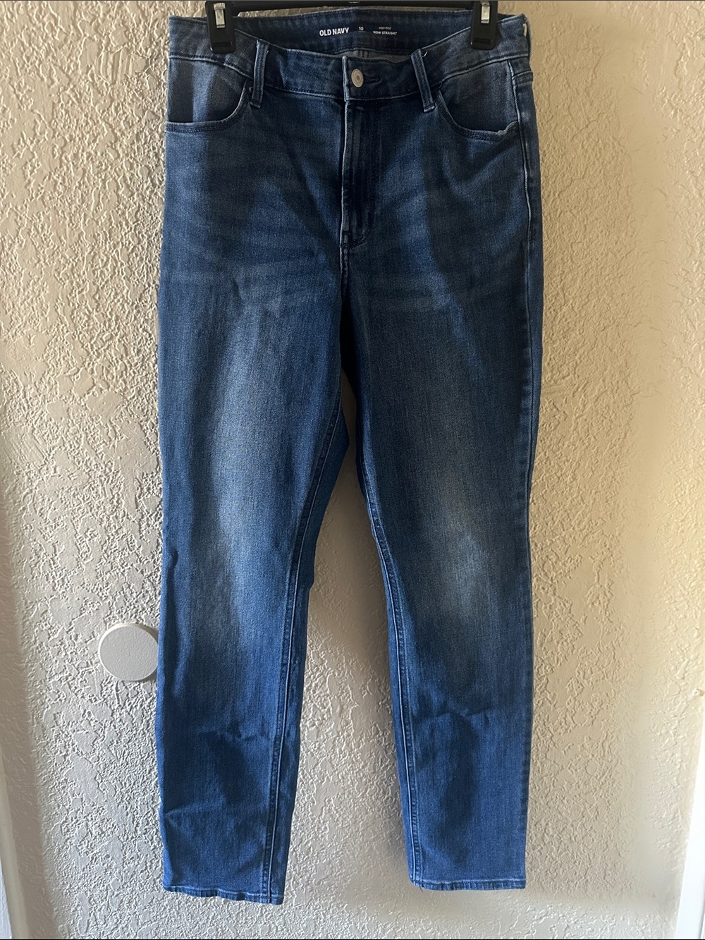 Old Navy Blue Straight-Leg Women’s Jeans